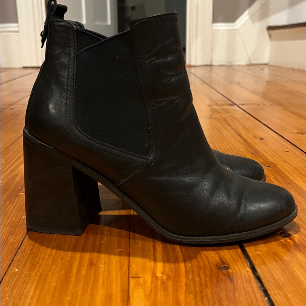Genuine Leather ankle booties